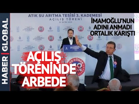 Açılışta Gerginlik! İmamoğlu İle Tuzla Belediye Başkanı Arasında Tartışma Çıktı