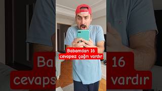 Babamdan 16 Cevapsız Çağrı Vardır😮😮