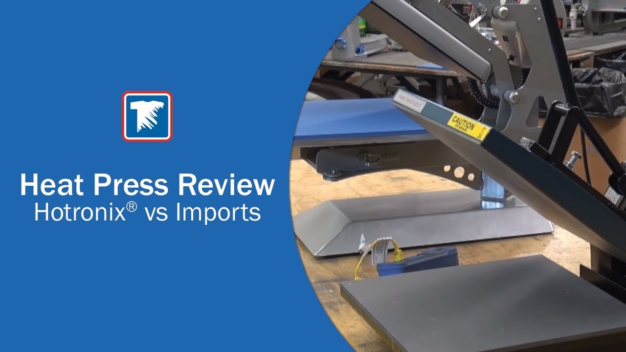 Heat Press Review Hotronix vs Imports YouTube