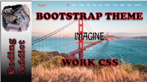 Bootstrap Theme 19 - Work CSS