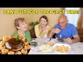 My italian parents try pani puri for the first time