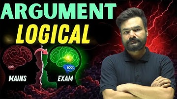 🧠 Logical & Critical Reasoning💥 Statement & Argument Questions📄 Bank Mains Exam Preparation 🧩 Tricks