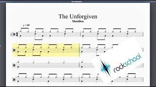 The Unforgiven Hot Rocks Rockschool Grade 1 Drums