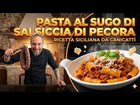 Pasta di Canicattì with Sheep Sausage and Ricotta
