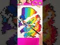 Alphabet lore(A-D) With Beads! Reverse Painting | Oddly satisfying Video #shorts