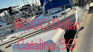 We Bought a $ 1000 Sailboat /1981 Catalina 30 OUR NEW DREAM HOME SE1 E01