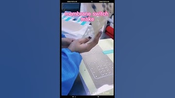 3m adhesive membrane switch keypad