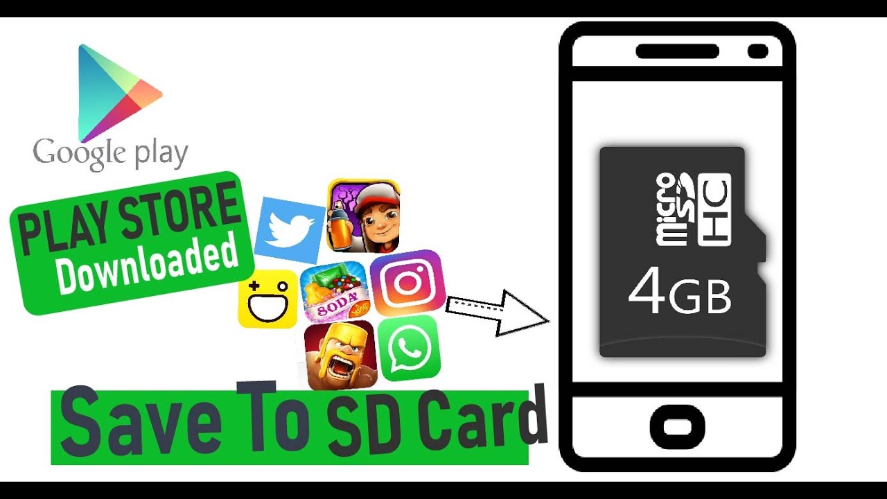 How To Save Play Store Downloaded Apps Your SD Card in One ...