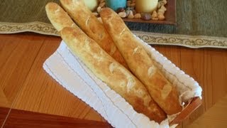 No-Knead American Baguettes... (Easy... No Mixer... No Yeast Proofing)