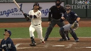 7/27/15: Crawford backs Heston in Giants' 4-2 win