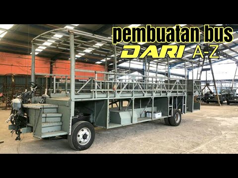 Bismania Wajib Tau || Full Proses Perakitan Body Bus Dari A-Z