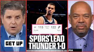 GET UP | "This dude is INSANE" - Windy SHOCKED by Wemby's 41 Pts, 12 Reb as Spurs beat Thunder in G1