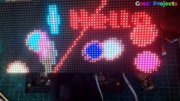 Px Matrix RGB LED with an ESP32 - How to get started