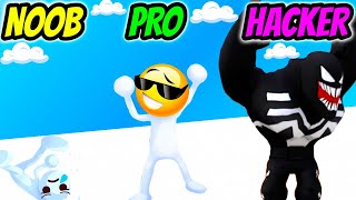 Jump Over.io - NOOB vs PRO vs HACKER screenshot 5