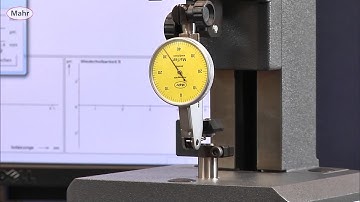 EN  Testing of a dial test indicator with Precimar Optimar 100