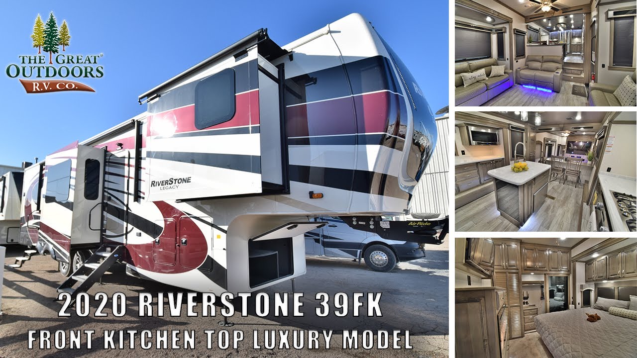 New 2020 FOREST RIVER RIVERSTONE 39FK Front Kitchen Super Luxury Fifth Wheel Custom Paint Colorado YouTube