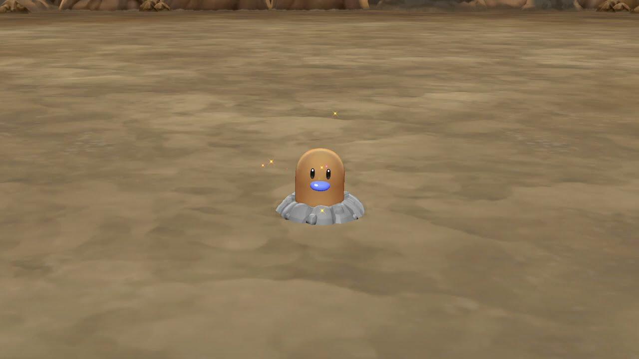 Pokemon- Let's Go: Shiny Diglett