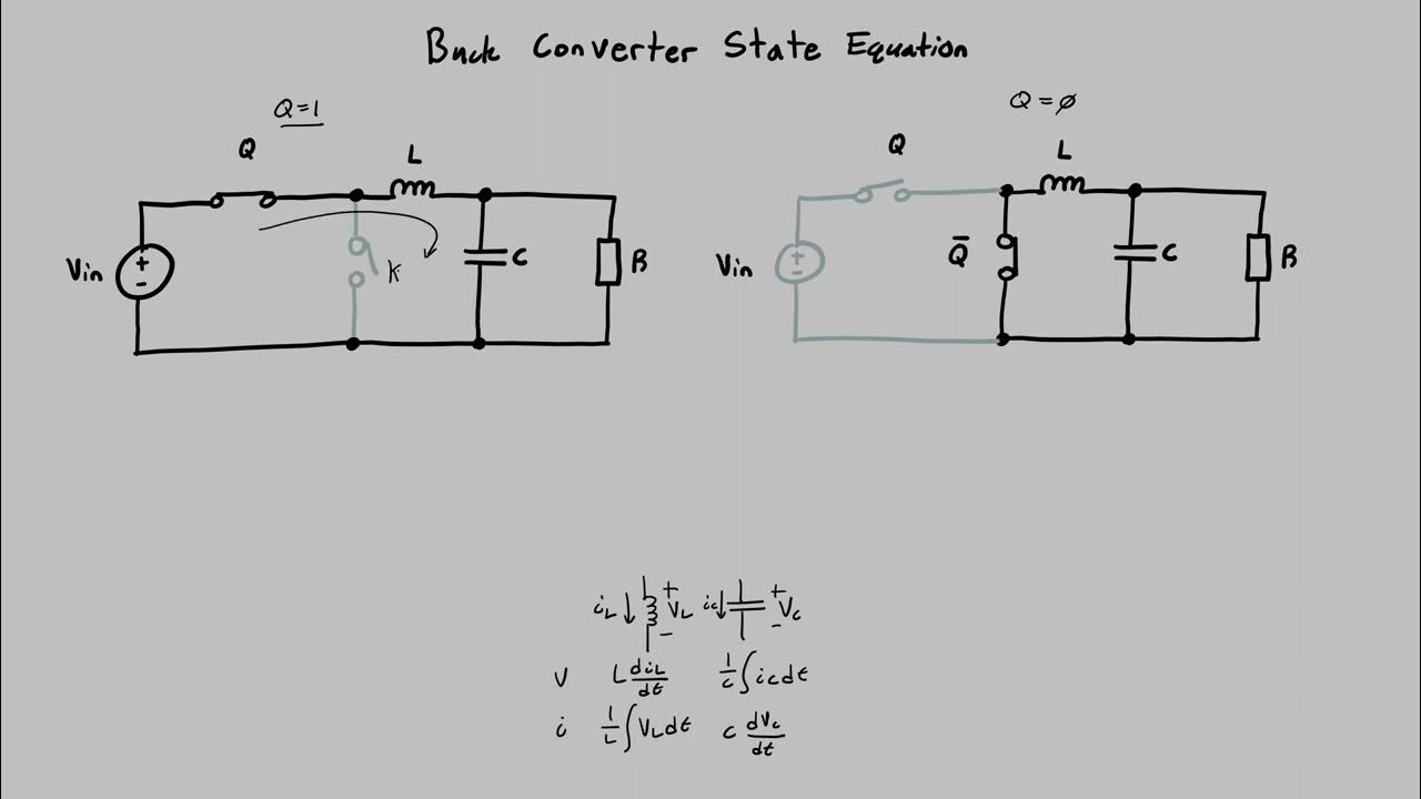 Buck Converter State Equation Derivation YouTube