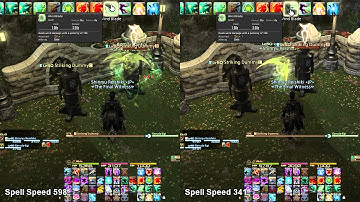 [FFXIV 2.45] Garuda-egi Spell Speed Test