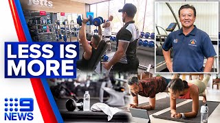 New study reveals less is more when it comes to exercising | 9 News Australia
