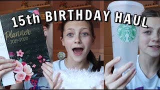 WHAT I GOT FOR MY 15th BIRTHDAY! | Bethany G