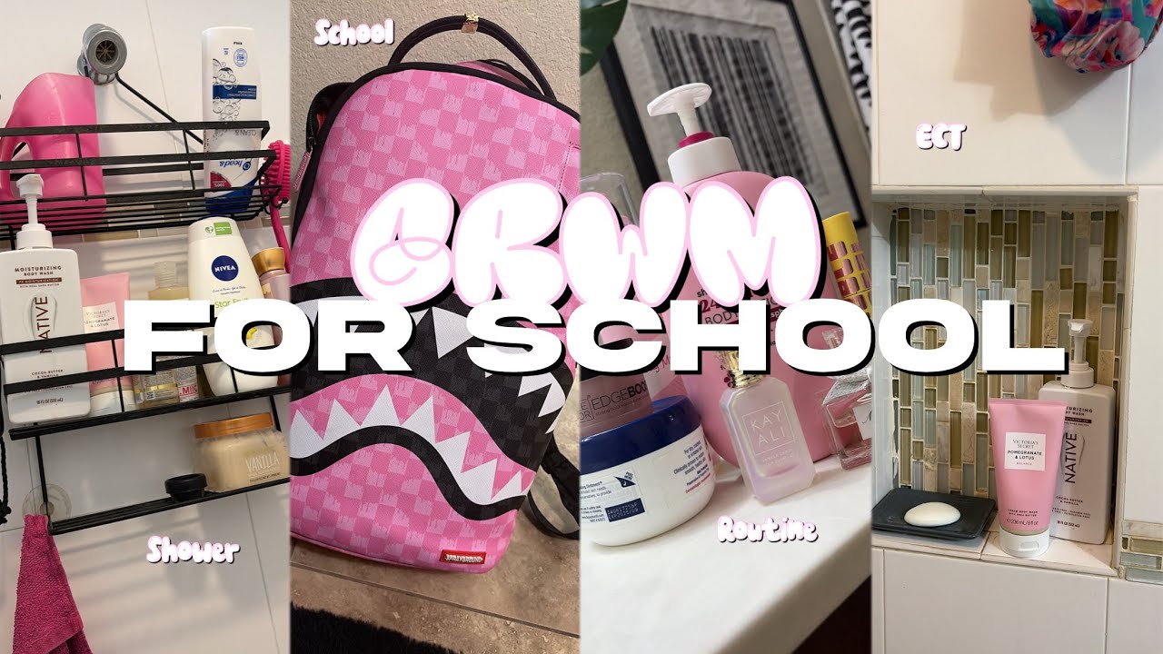 GRWM FOR SCHOOL ⋆.𐙚|￼Routine,shower,get ready with me,school,Ect|| Aniyah Dailey