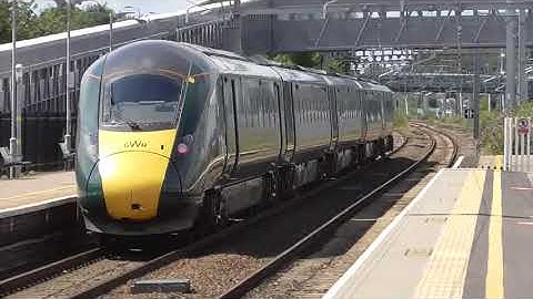 Great Western Railway Class 802 017 Departure Didcot Parkway for Cheltenham Spa