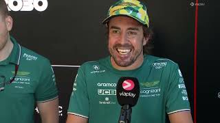 From Grid to Glory: Alonso's Emotional Interview on Stunning P3 Finish at Brazil GP | F1 2023