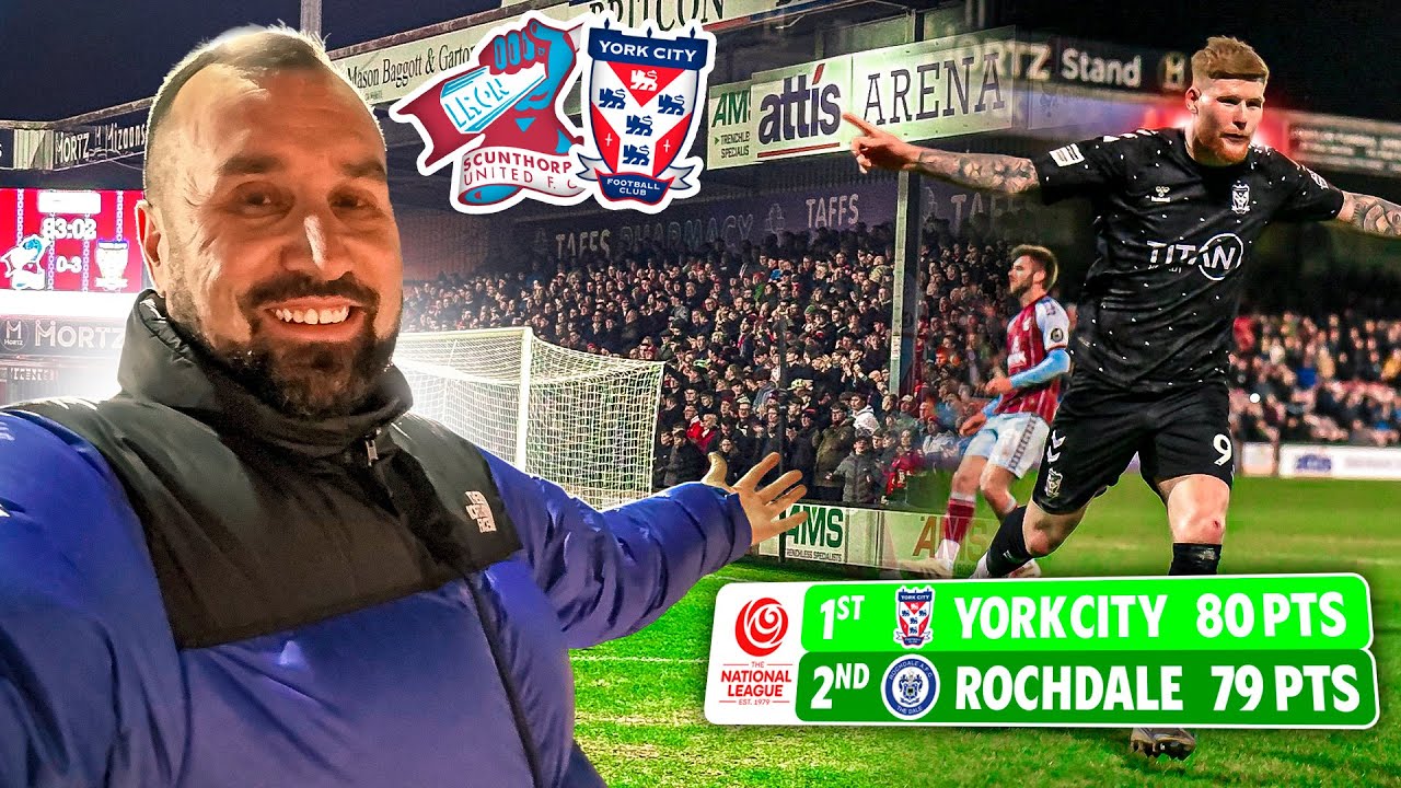 THE MOMENT YORK CITY WENT TOP OF THE LEAGUE