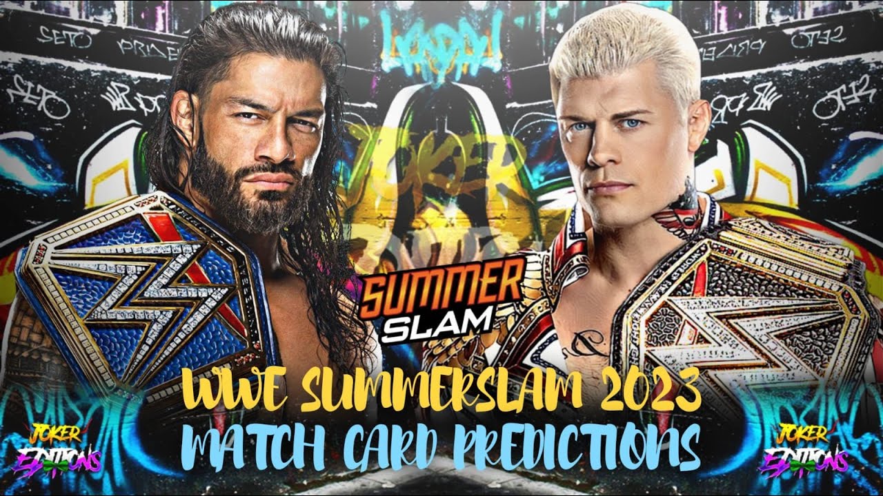 WWE SUMMERSLAM 2023 DREAM MATCH CARD PREDICTIONS YouTube