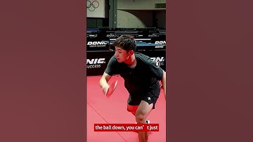 Zhang Jike teaches you how to generate power in a forehand counter #malong #tabletennis #zhangjike