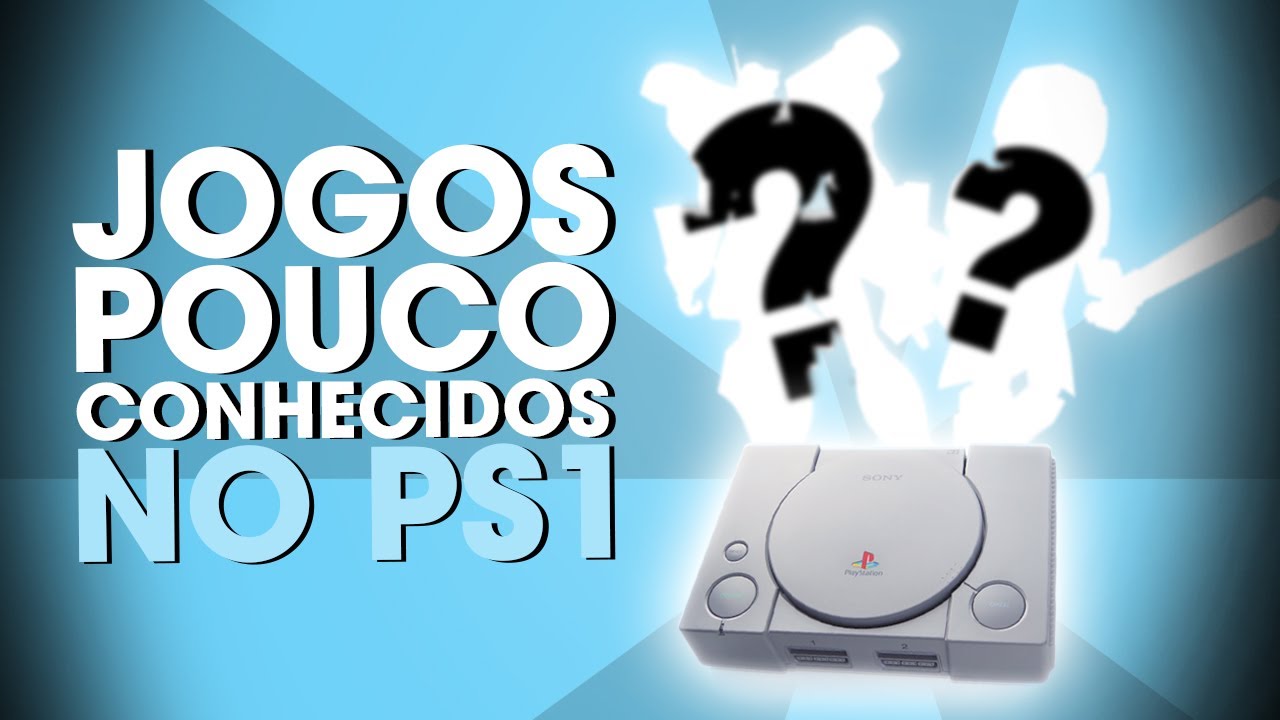 Jogos bons e pouco conhecidos do PS1! Conhece algum desses