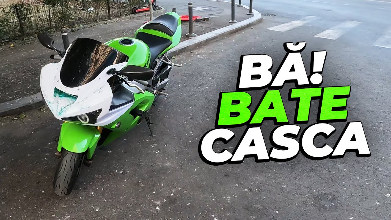 NU mi-am legat CASCA?! ★ KAWASAKI NINJA ZX-6R 636