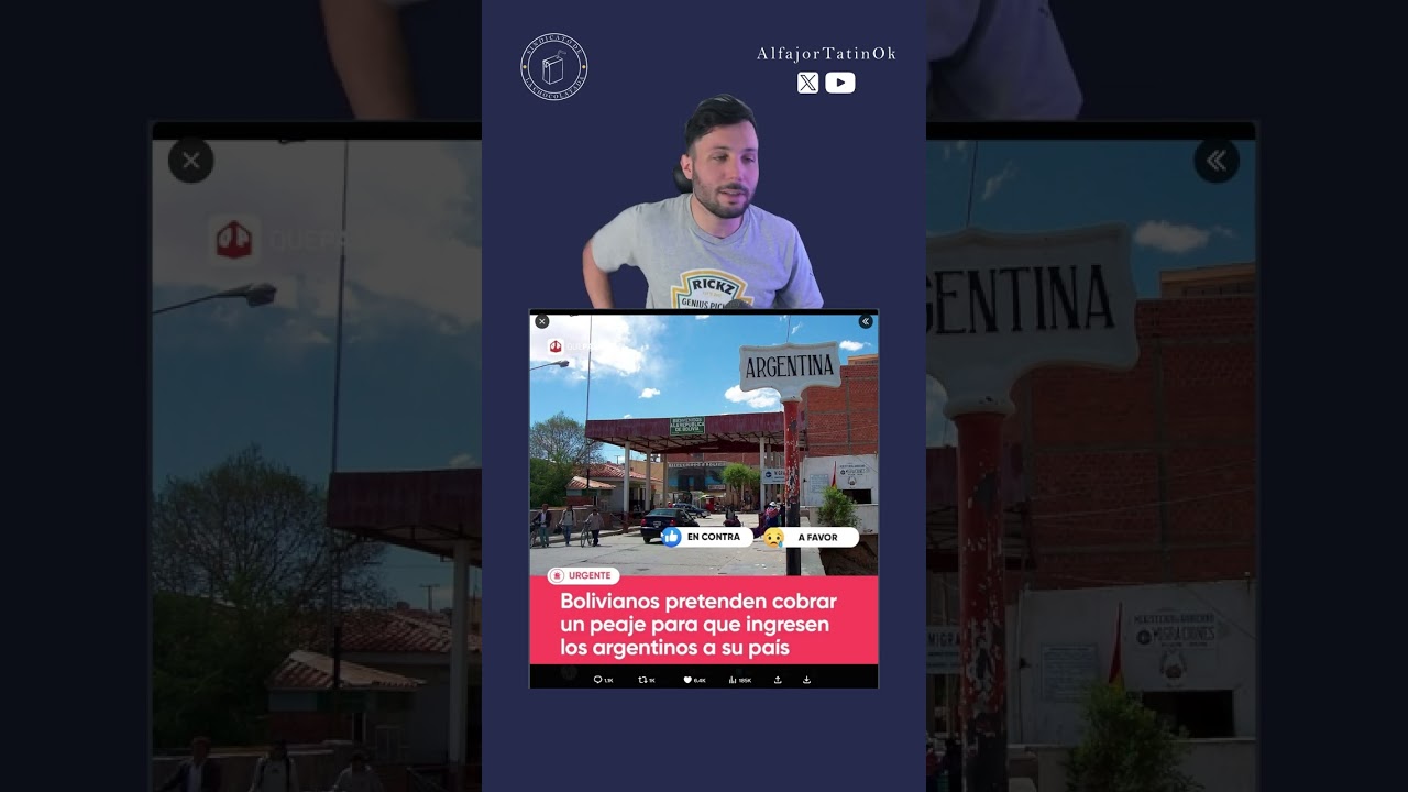 Javier milei destruyó nuestra relación con bolivia y ahora nos quieren cobrar una tasa