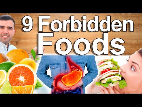9 FORBIDDEN or NOT Foods for Gastritis How to Cure Stomach Pain and Gastritis Naturally NOW