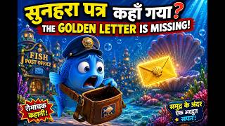 The Lost Golden Letter | Underwater Fish Post Office Adventure | Pixar Style 3D Animation