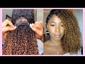 Dying My BETTERLENGTH CURLY CLIPINS | NATURAL HAIR| SUNKISSEDCURLS