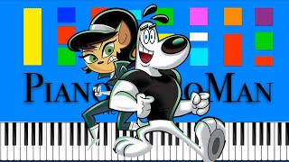 Tuff Puppy Theme Song Slow Easy Medium Piano Tutorial 4K