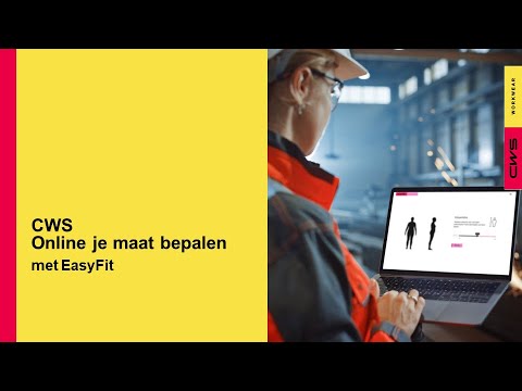 CWS Online je maat bepalen met EasyFit