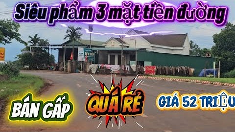 BÁN GẤP LÔ ĐẤT ĐẸP GIÁ RẺ 52 TRIỆU /M PHÙ HỢP KINH DOANH BUÔN BÁN HOẶC ĐẦU TƯ TẠI GIA LAI 