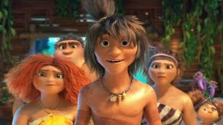 عيب و انس اخيرا هيتجوزوا 💃💃🎉ملخص فيلم عائلة كرودز الجزء الثاني  (ملخص عائلة كرودز the croods 2)