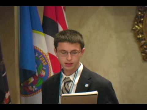 2009 Continental Congress, Day 1, Josh Levesque, B...