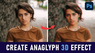 How To Create Anaglyph 3D Effect in Photoshop / Hindi