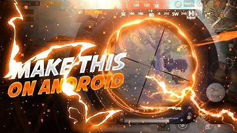 Make amazing PUBG montage thumbnail on android. Ps cc tutorial