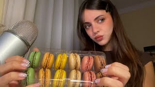 ASMR | COMIENDO MACARRONS 👄 #eatingsounds