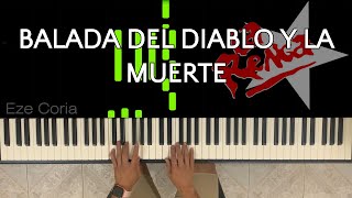 Balada del Diablo y la Muerte || La Renga ~ Piano Cover Versión fácil