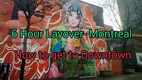 Montreal, Canada Layover Vlog🇨🇦 How to get to Downtown Montreal from YUL/ Things to do in Montreal