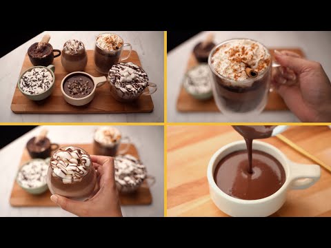 فيديو: 5 وصفات غير قياسية لصنع الشوكولاتة الساخنة والكاكاو