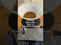 How to make v60 coffee #shorts