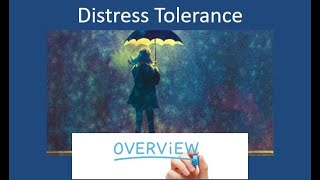 DBT - Distress Tolerance - Quick Overview of All Skills